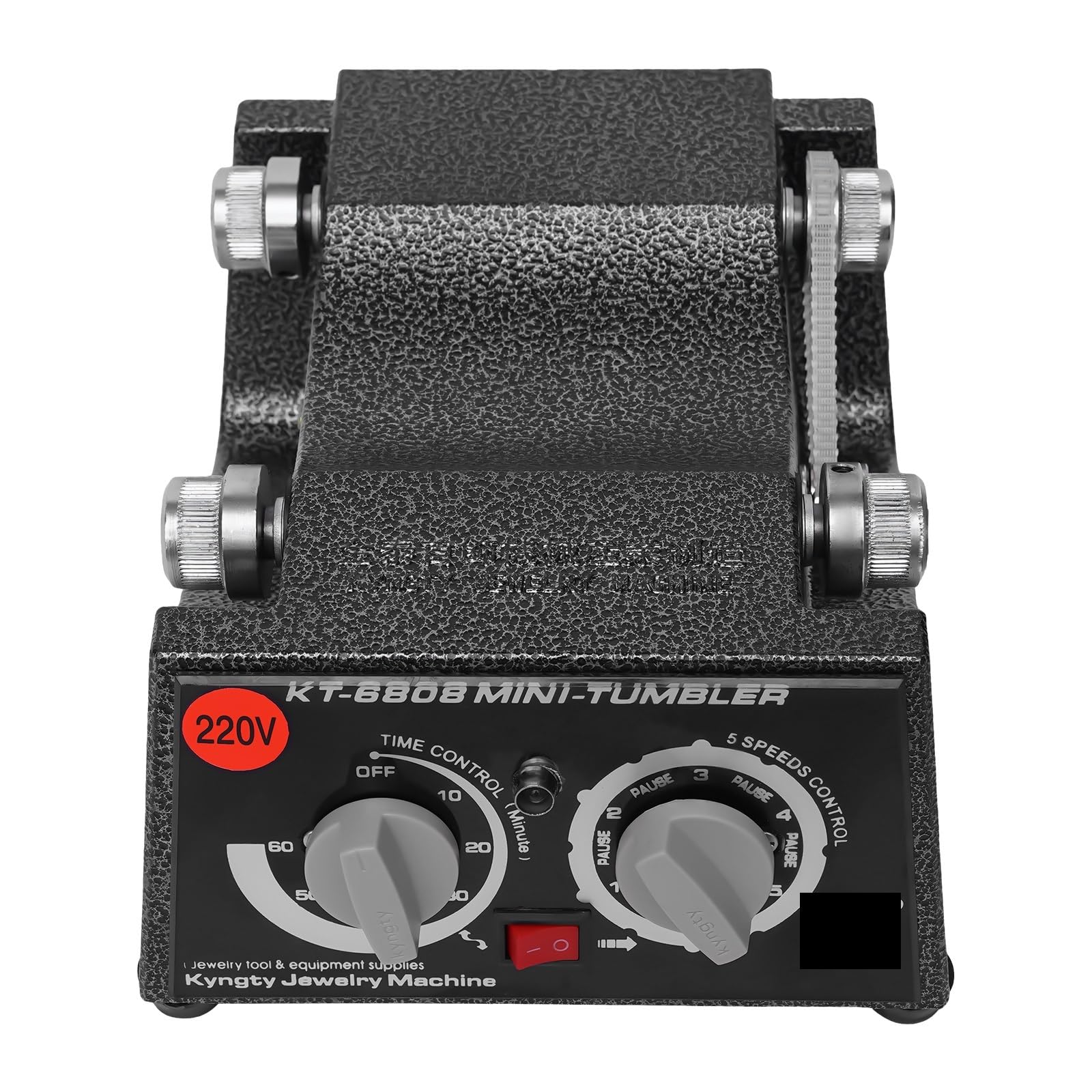 Polierschleifmaschine, Schmuck-Rotationspoliermaschine, Mini-Poliermaschine mit trommel und Polierkugel