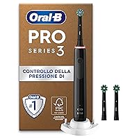 Spazzolino Elettrico Nero Oral-B Pro Series 3, 3 testine