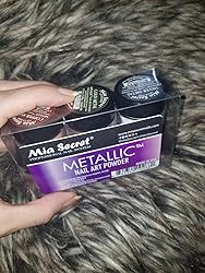Amazon com Mia Secret Metallic Nail Acrylic Powder set of 6 Beauty