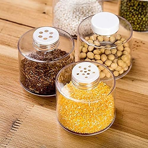 Miniatura 9 de 6 piezas apilables para especias, torre de especias, recipientes herméticos para especias, organizador de botellas de condimentos para especias,