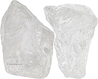 Vista 40 de Amazing Gemstone Cristales crudos de angelita y piedras curativas, rocas naturales para pulir, piedras y cristales crudos de bricolaje, 2 piezas