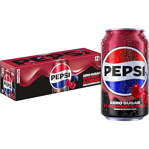 Miniatura 10 de Pepsi Zero Sugar Cola Soda Pop, latas de 12 onzas (paquete de 12)
