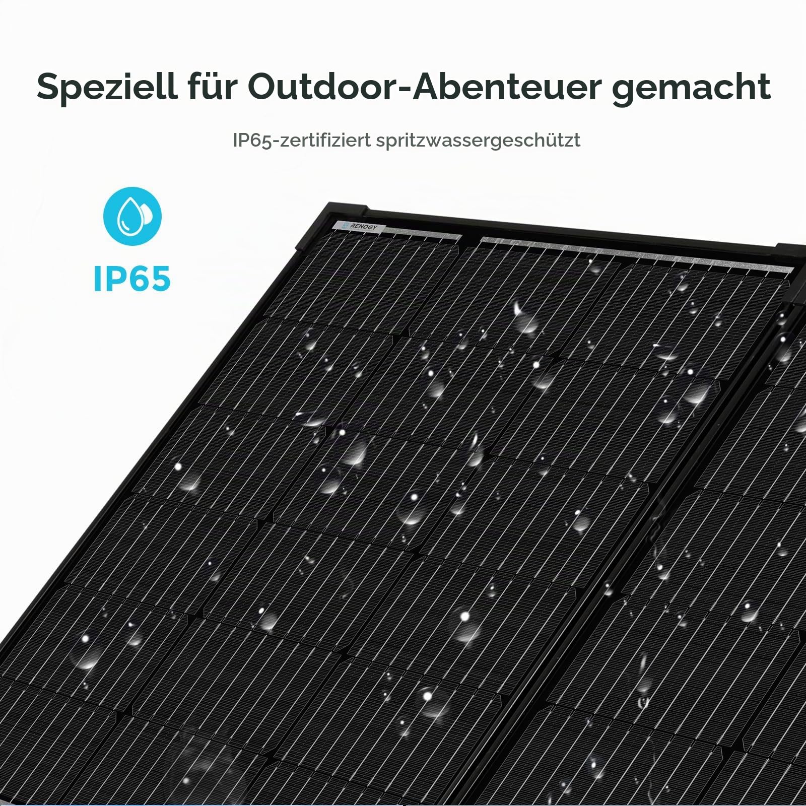 Renogy 100W 12V Mono Solarkoffer Wasserdicht 20A Solarregler LCD für Wohnmobil Camper Boot