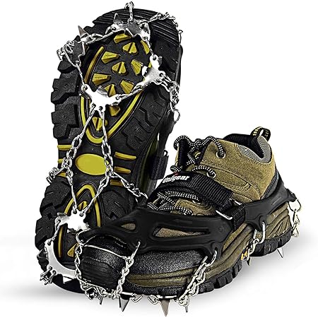Amazon Brs 14本長い爪 アイゼン コンパクトスノースパイク 雪山 登山 トレッキング Brs アイゼン