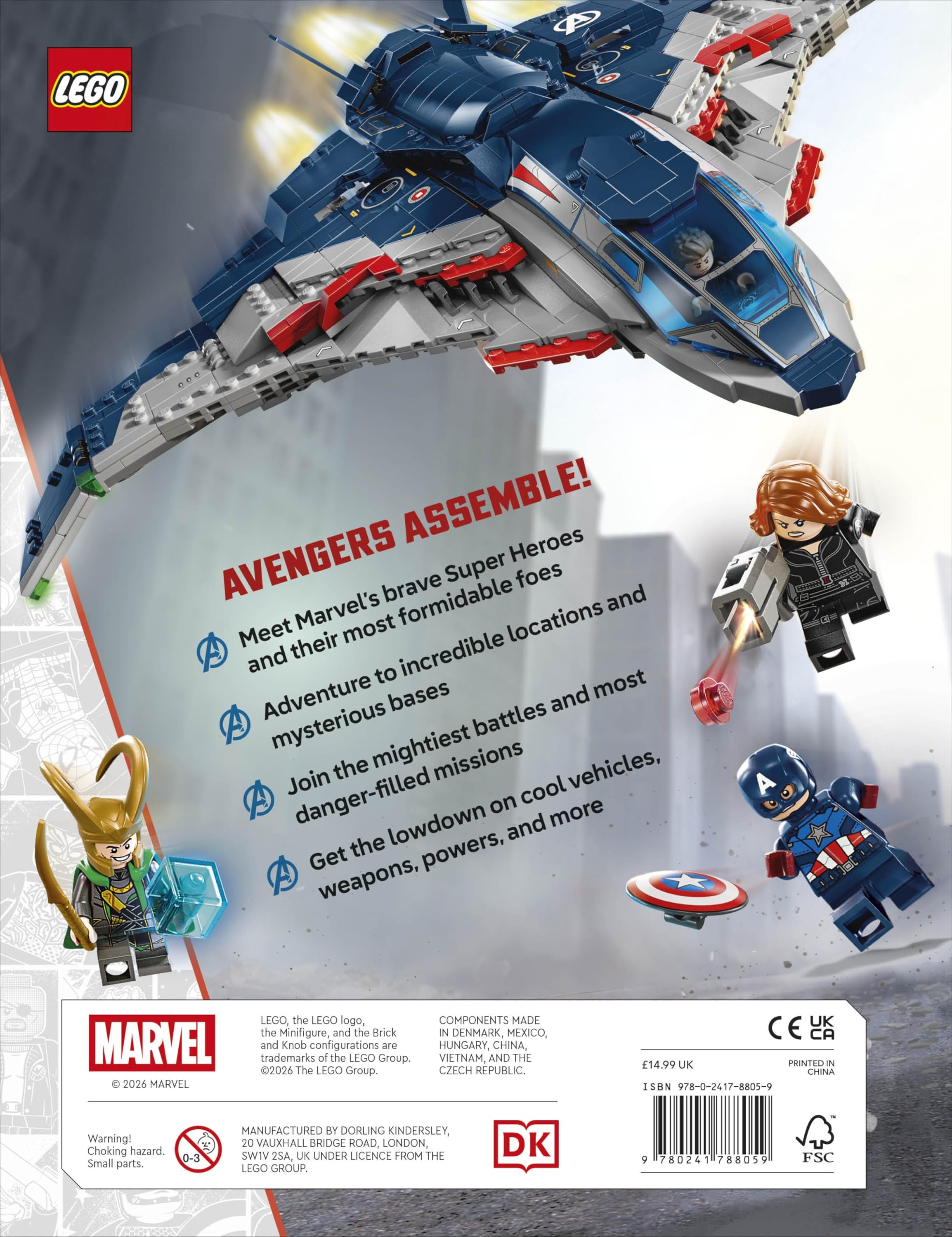 LEGO Marvel Secrets of the Avengers: Includes Exclusive Minifigure
