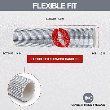 Red Lips Silver Wireless Microphone Cover Giving a Playful Touch