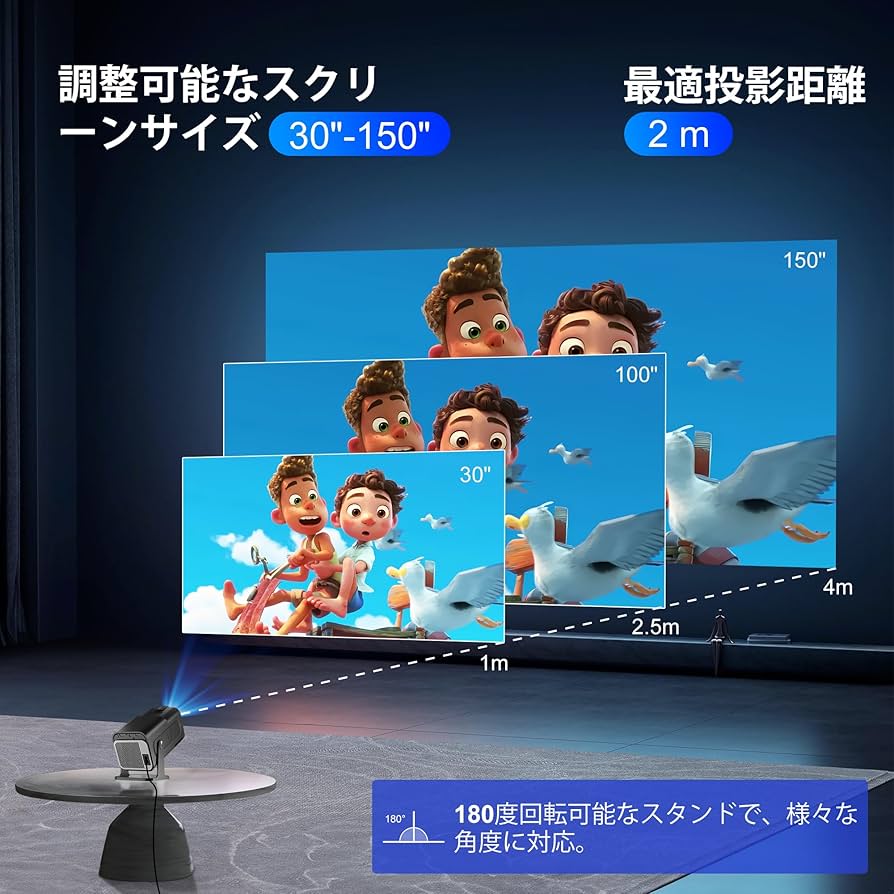 Allesin プロジェクター　Android TV11搭載 Allesin プロジェクター Android TV11搭載 - プロジェクター