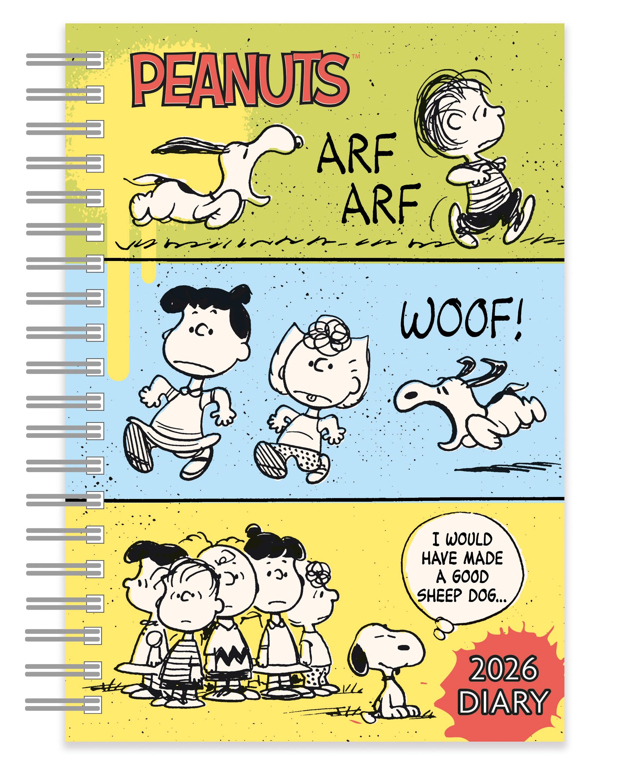 2026 Peanuts A5 Wiro Diary