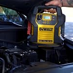 DEWALT DXAEJ14-Type3 Digital Portable Power Station Jump Starter - 1600 Peak Amps with 120 PSI Compressor, AC Charging Cube, 15W USB-A and 25W USB-C Power for Electronic Devices