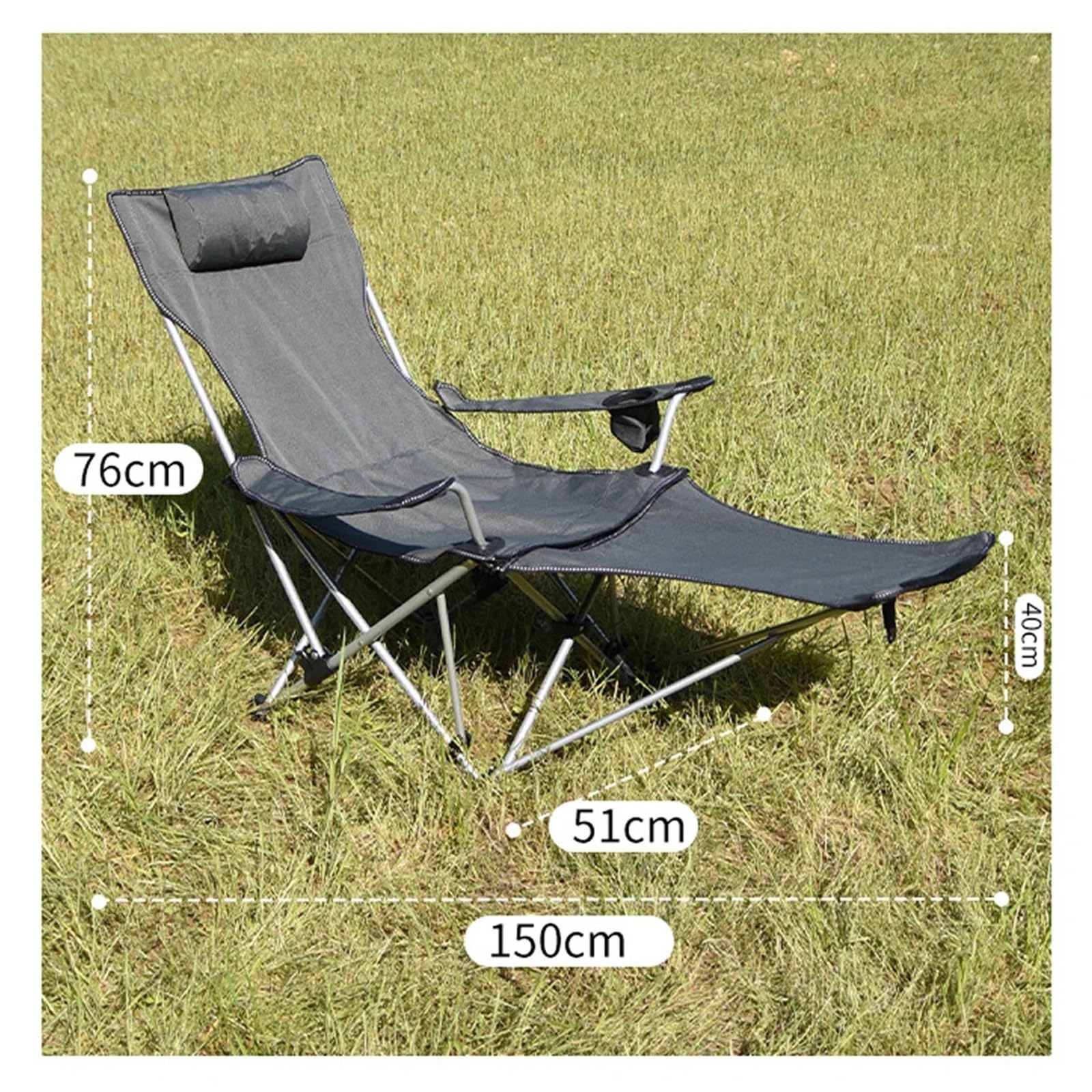 Silla De Pesca Schienale For Sedia Da Campeggio Pieghevole For Esterni Con Poggiapiedi Sedia Da Pisolino For Letto Portatile For Poltrona Da Spiaggia Pieghevole Da Pesca Da Campeggio Para Pesca Campi