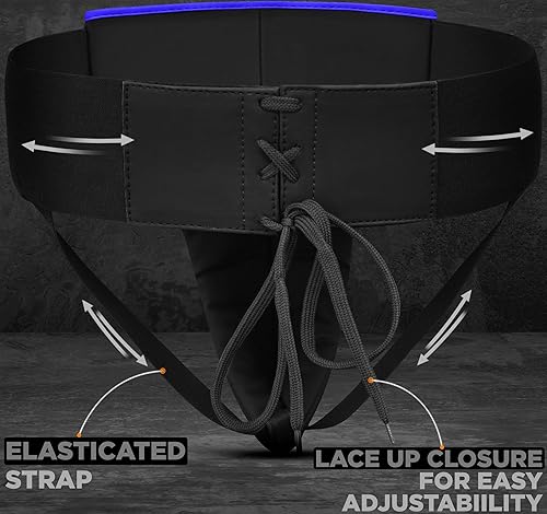 Miniatura 4 de RDX Protector de ingle para boxeo, Muay Thai, Kickboxing y lucha MMA, equipo abdominal de cuero de piel Maya para entrenamiento de artes marciales,