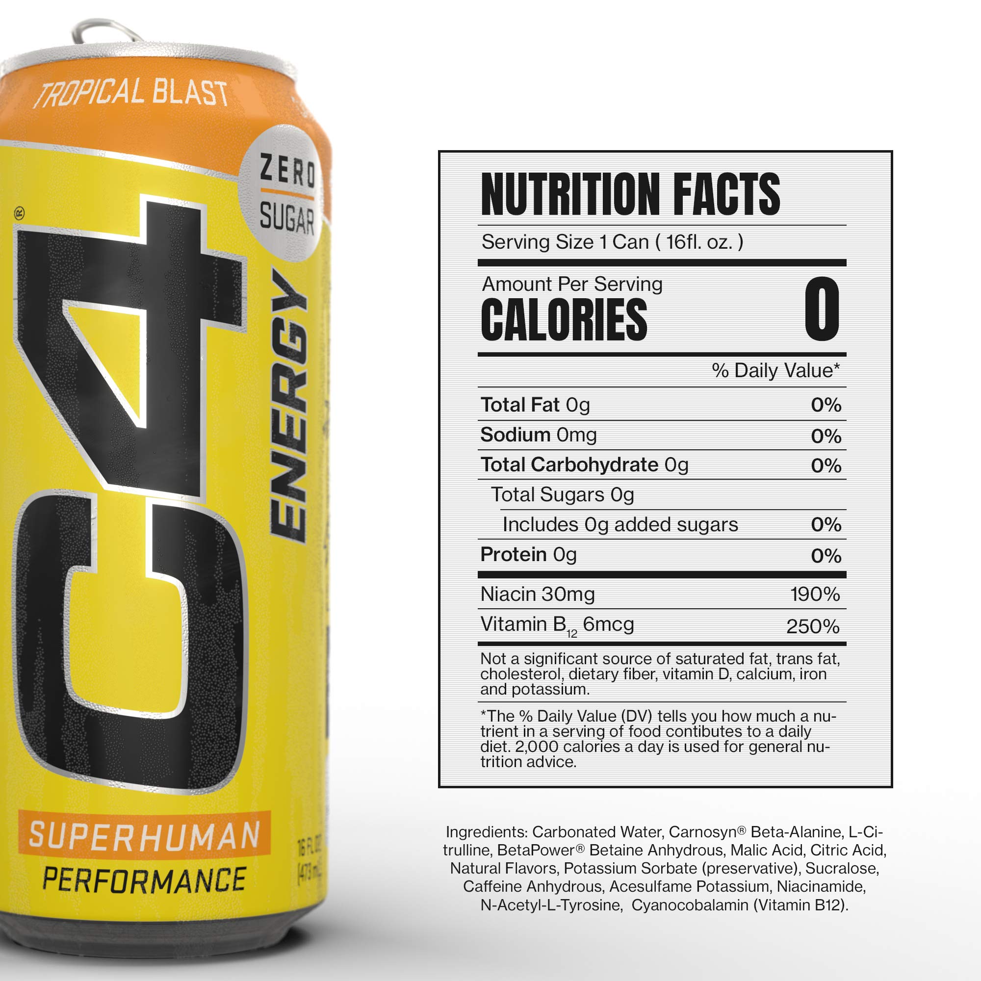 Amazon.co.jp: Cellucor C4オリジナル 炭酸入りノンシュガーエナジー