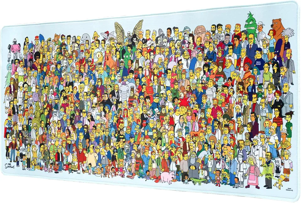 The Simpsons gaming mouse pad