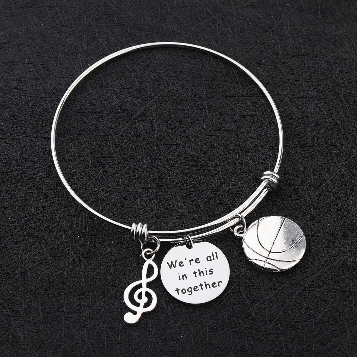 FOTAP Musical Inspire Bracelet Friendship Gift Drama Enthusiasts Jewelry Graduation Gift for Friends Musical Inspired Jewelry