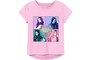Girls Descendants Movie Short Sleeve T-Shirt Perfect for 6-7 Year Old Girls