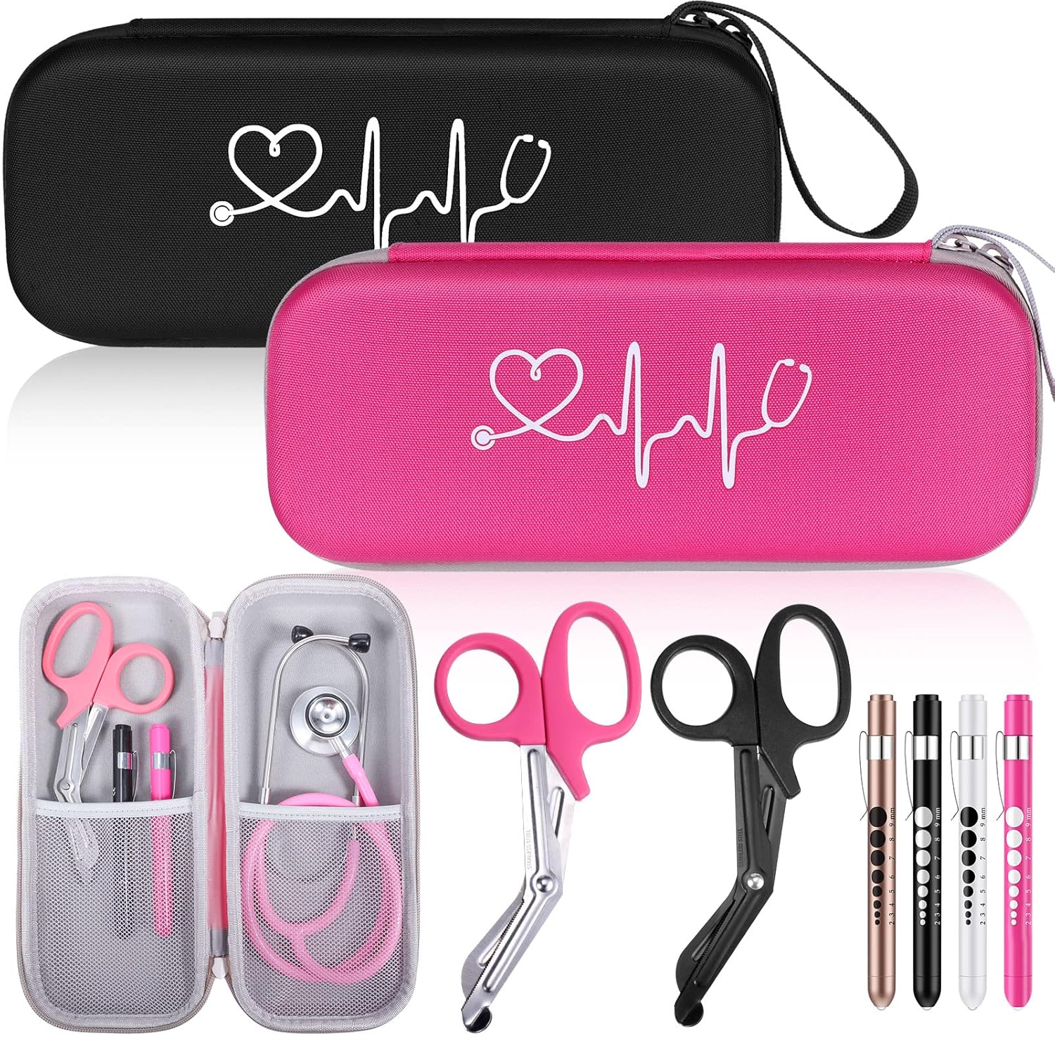 8 Pcs Stethoscope Cases Kits Nursing Student Essentials