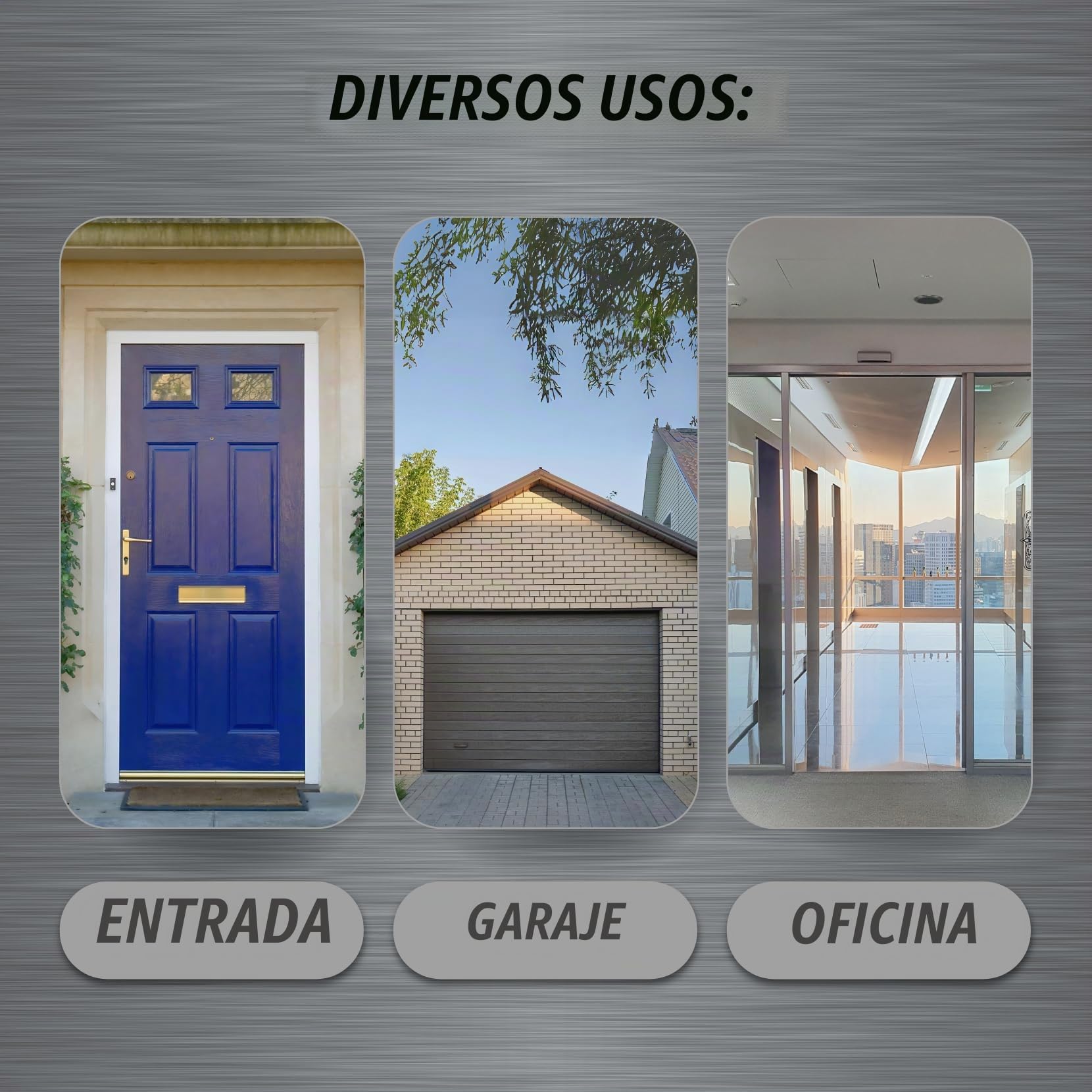 Juego de 4 cilindros para cerraduras de 30/30 mm, cilindro de doble cerradura, tornillos y llaves incluidas, montaje fácil, cerradura para puertas y garajes, antiperforación, llave única, longitud 60