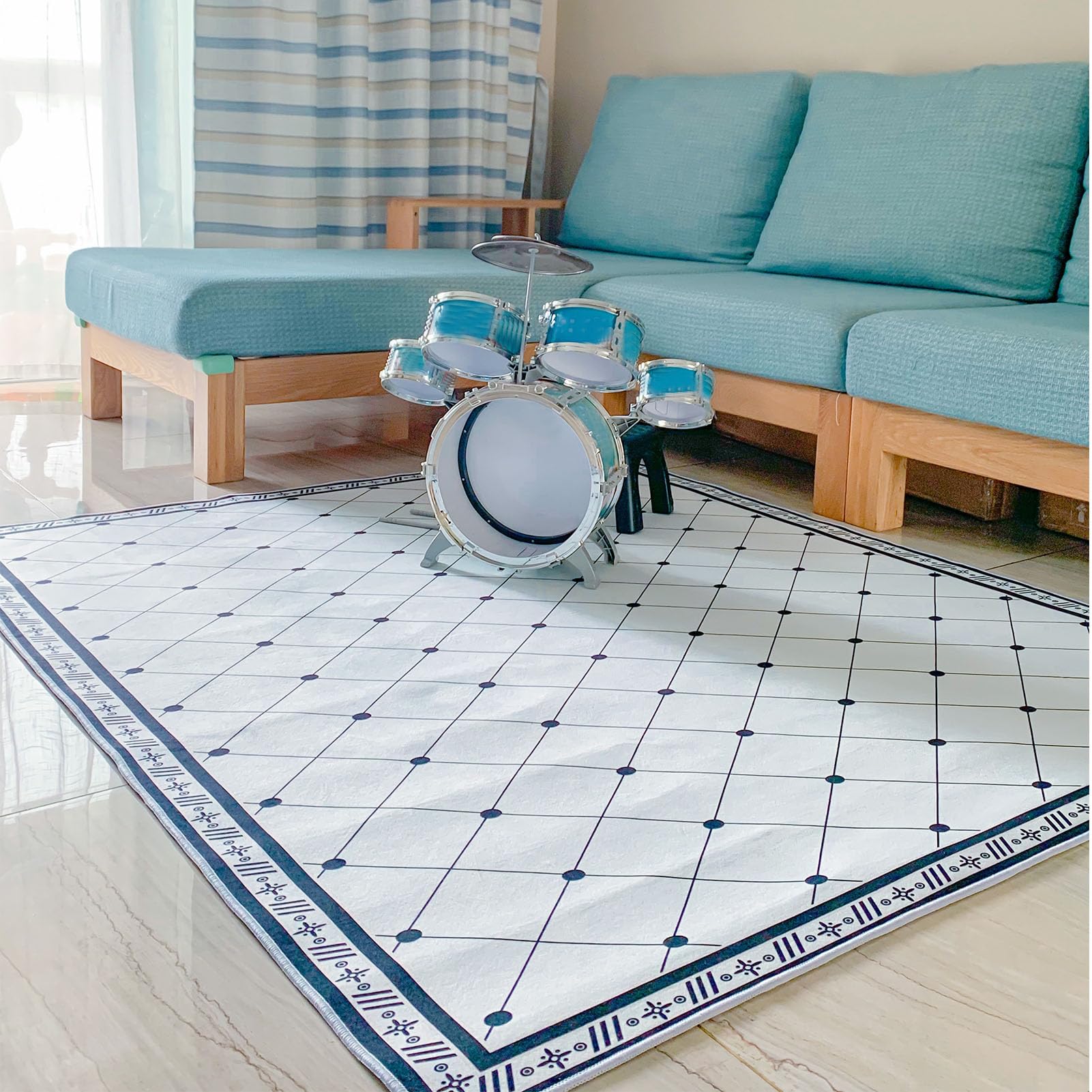 140 x 100 cm Alfombrilla para Batería Electronica Alfombrillas de Tambor Alfombra Antideslizantes Antivibración Alfombrilla Insonorizada para Instrumentos Musicales Alfombra para Bateria Acustica