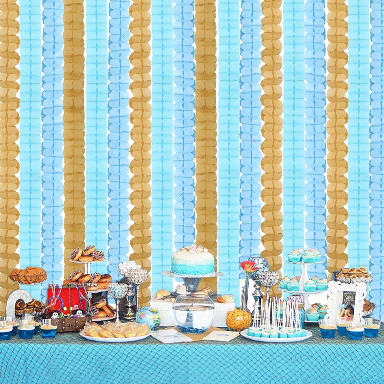 Guirnalda De Papel De Trébol De Cuatro Hojas 120FT Decoración