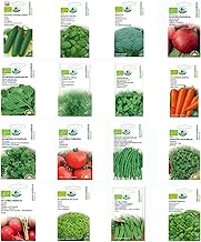 Nojus - 16 Piece Vegetable and Herb Collection - Fresh and Tasty from Your Orchard