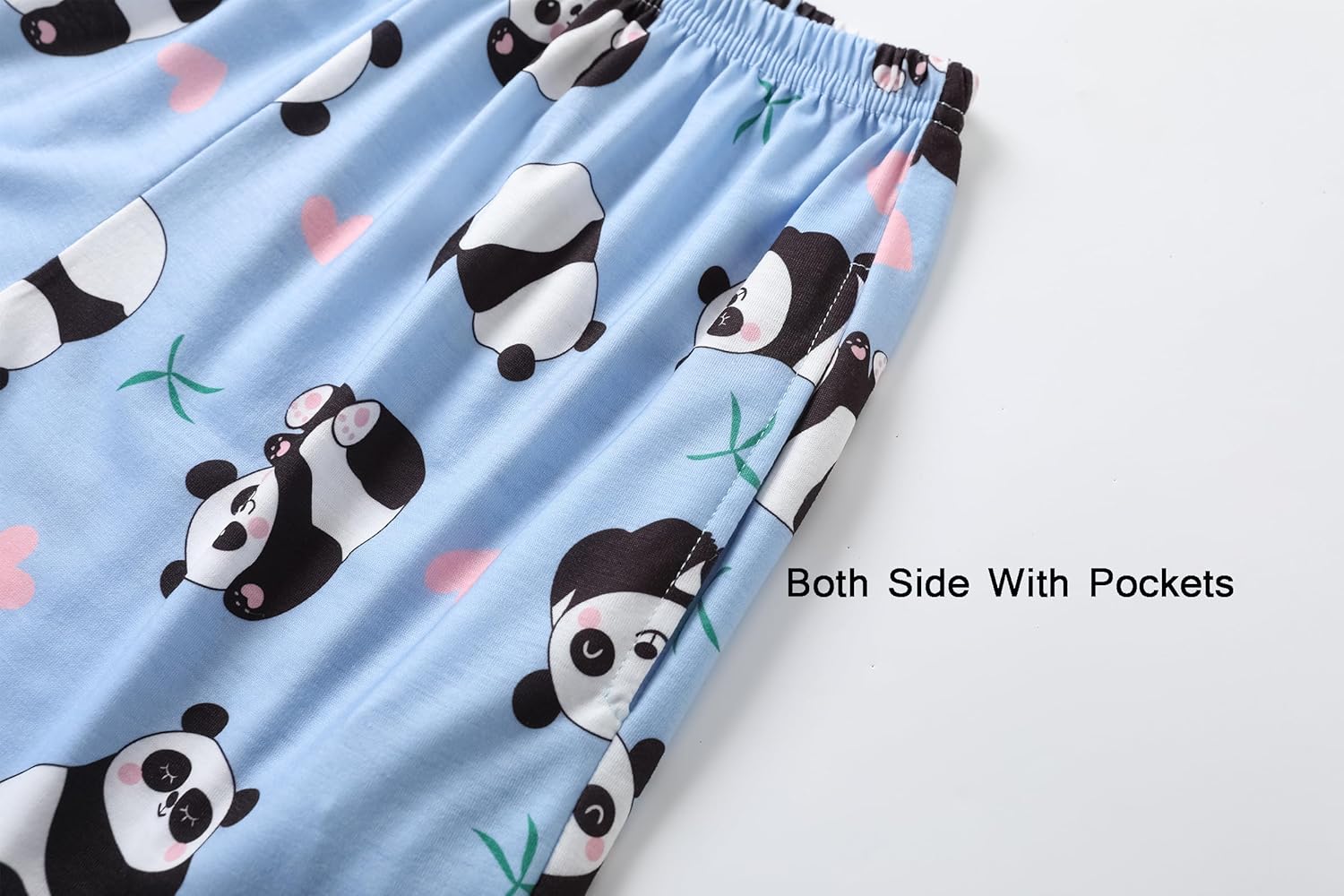 Girls Cotton Blend Pajama Sets Long Sleeve Long Pants Cartoon Sleepwear with Pockets Teen Girls 6 to 18 Years - Image 5