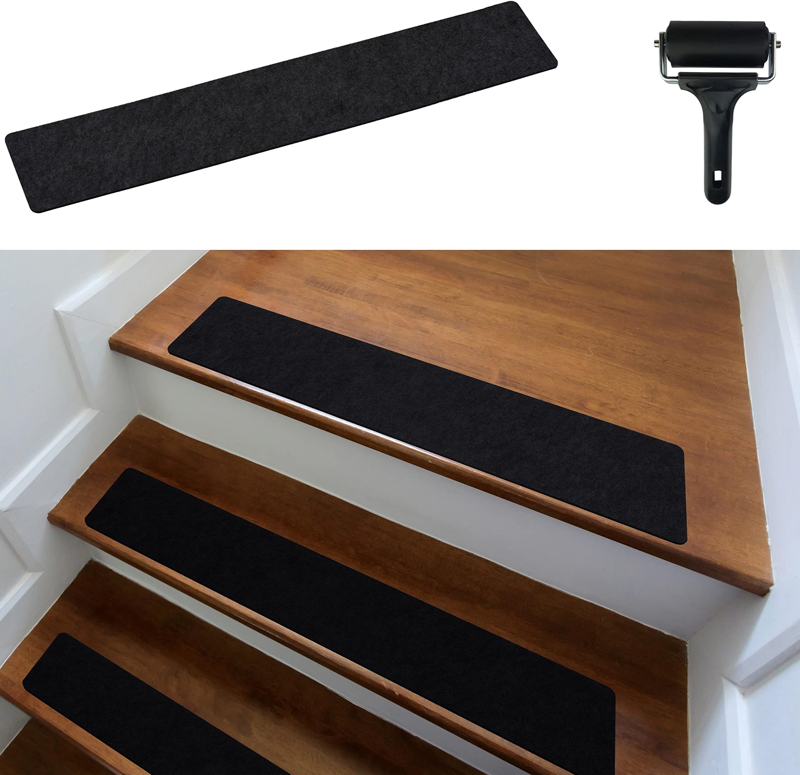 AnTina TAPES Anti-Rutsch Band - Transparentes Stufenmatten-Band 10cm X 10m