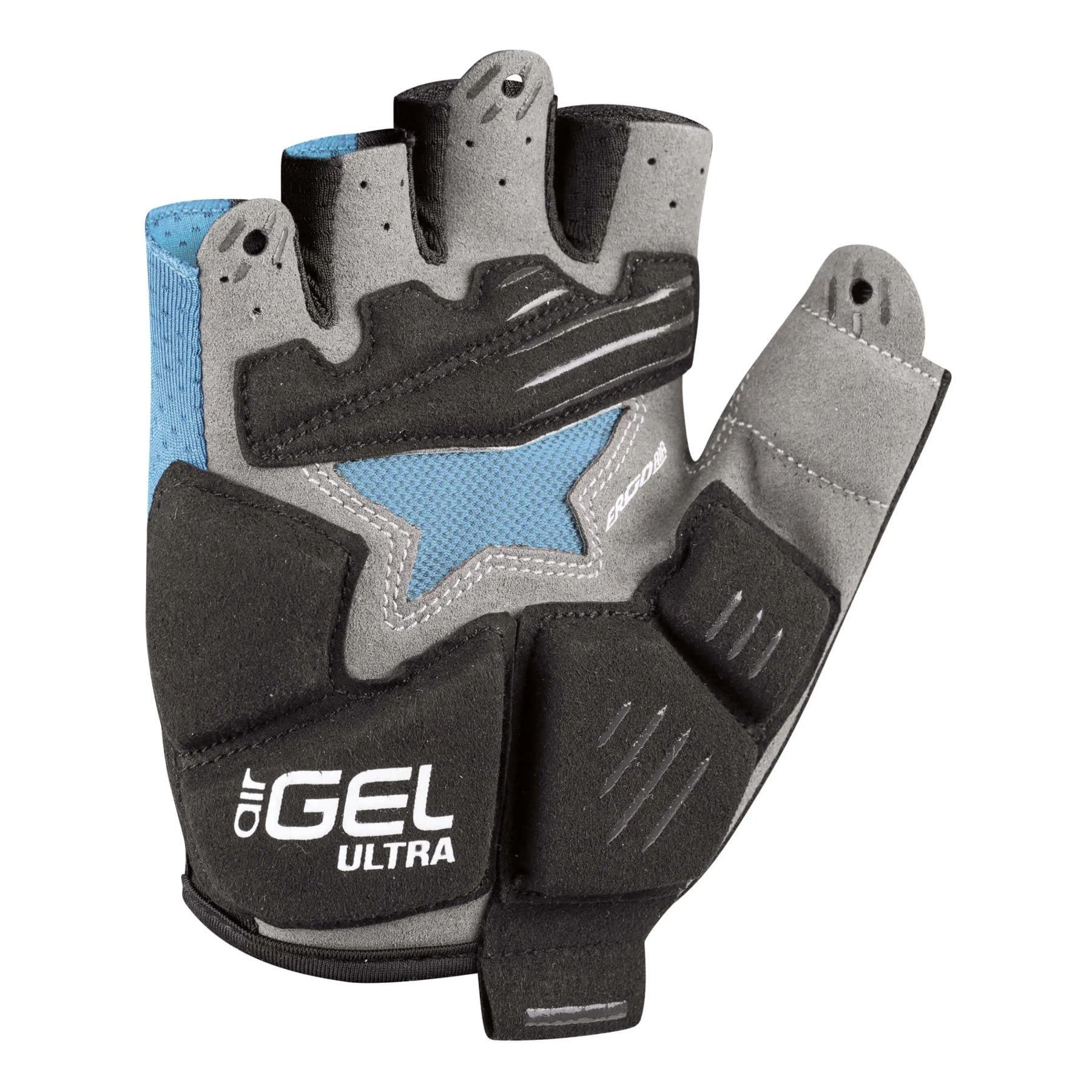 Louis Garneau Air Gel Ultra Cycling Gloves - Women's Alaska Blue Small