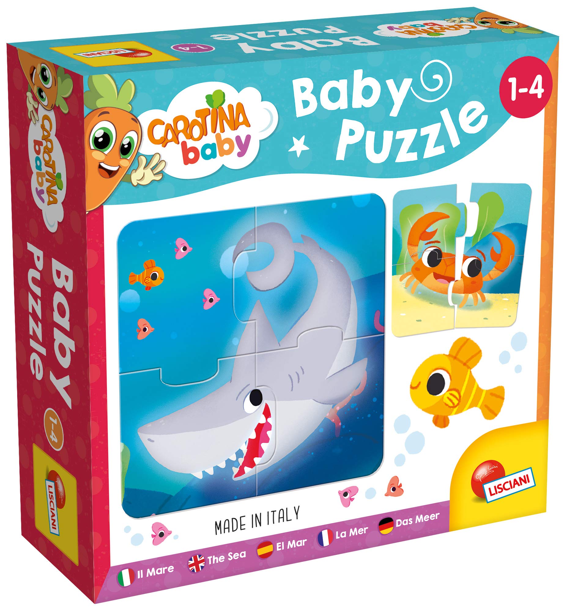 Liscianigiochi, Puzzle, Multicolore, 1-4 Anni