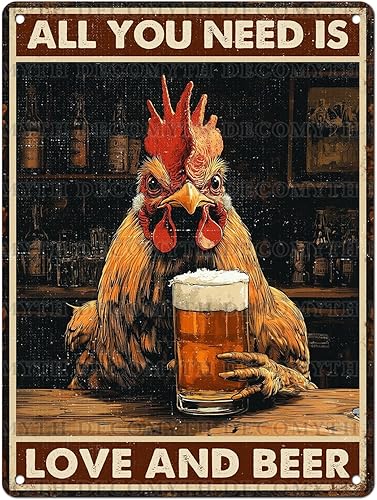 Miniatura 8 de Letrero de hojalata de pájaro vintage con texto en inglés "Music Is What Feelings Sound Like Retro Wall Art Wall Art Funny Bird Lovers Poster Indoor