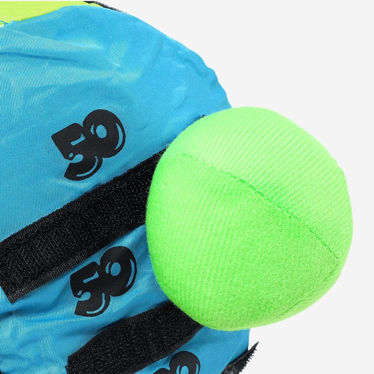 Silly Pin Head Butt Game,Catch the Moveing Target Ball with You Head,Bachelorette Parties, Summer Parties, BBQs, Birthdays & Game Nights，2 Hats 3 Balls (Blue)