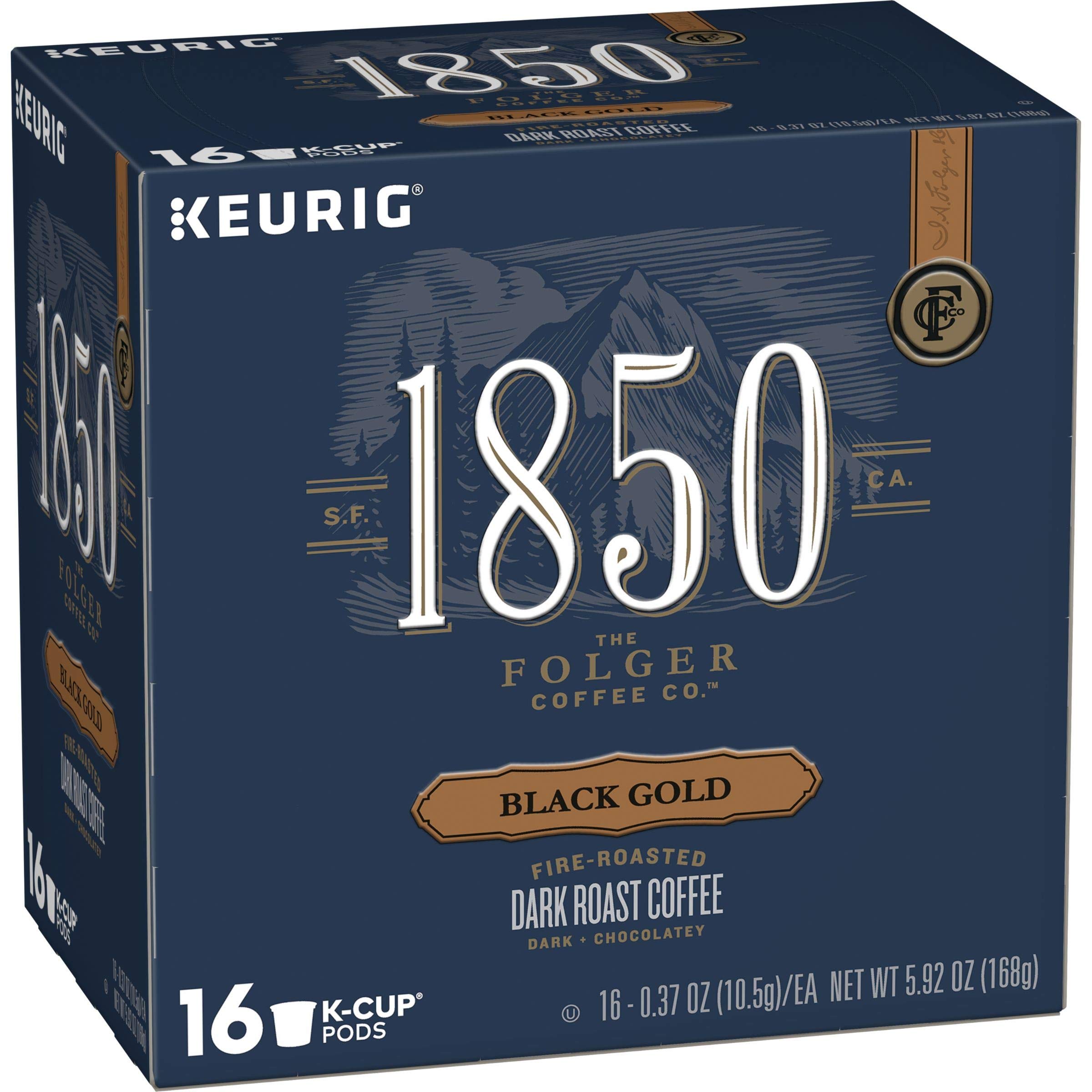 1850 Black Gold, Dark Roast Coffee, K 