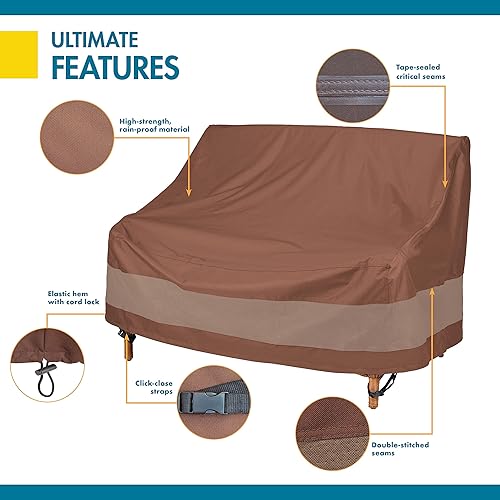 Miniatura 5 de Duck Covers Ultimate Funda impermeable para sofá de dos plazas de patio, 52 pulgadas