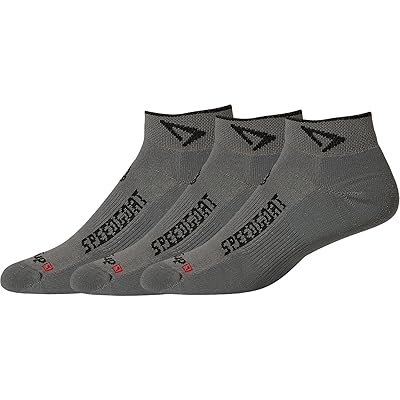 Drymax Lite Trail Running Speedgoat Mini Crew 3 Pack Crew Cut Socks Shoes Dark Gray/Black