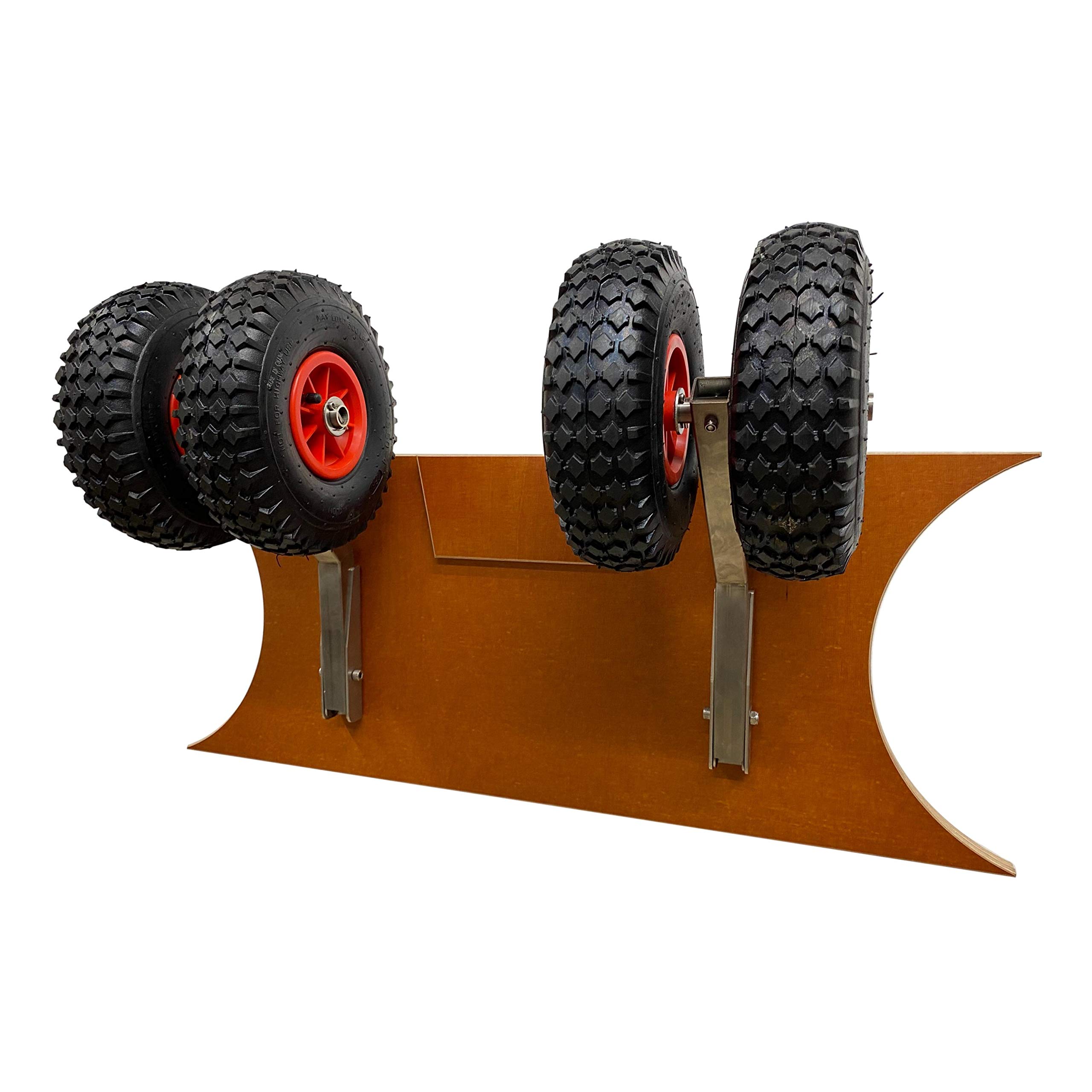 LKHDONG Schlauchboot-Räder - Edelstahl Transporträder Mit 150 Kg Tragkraft