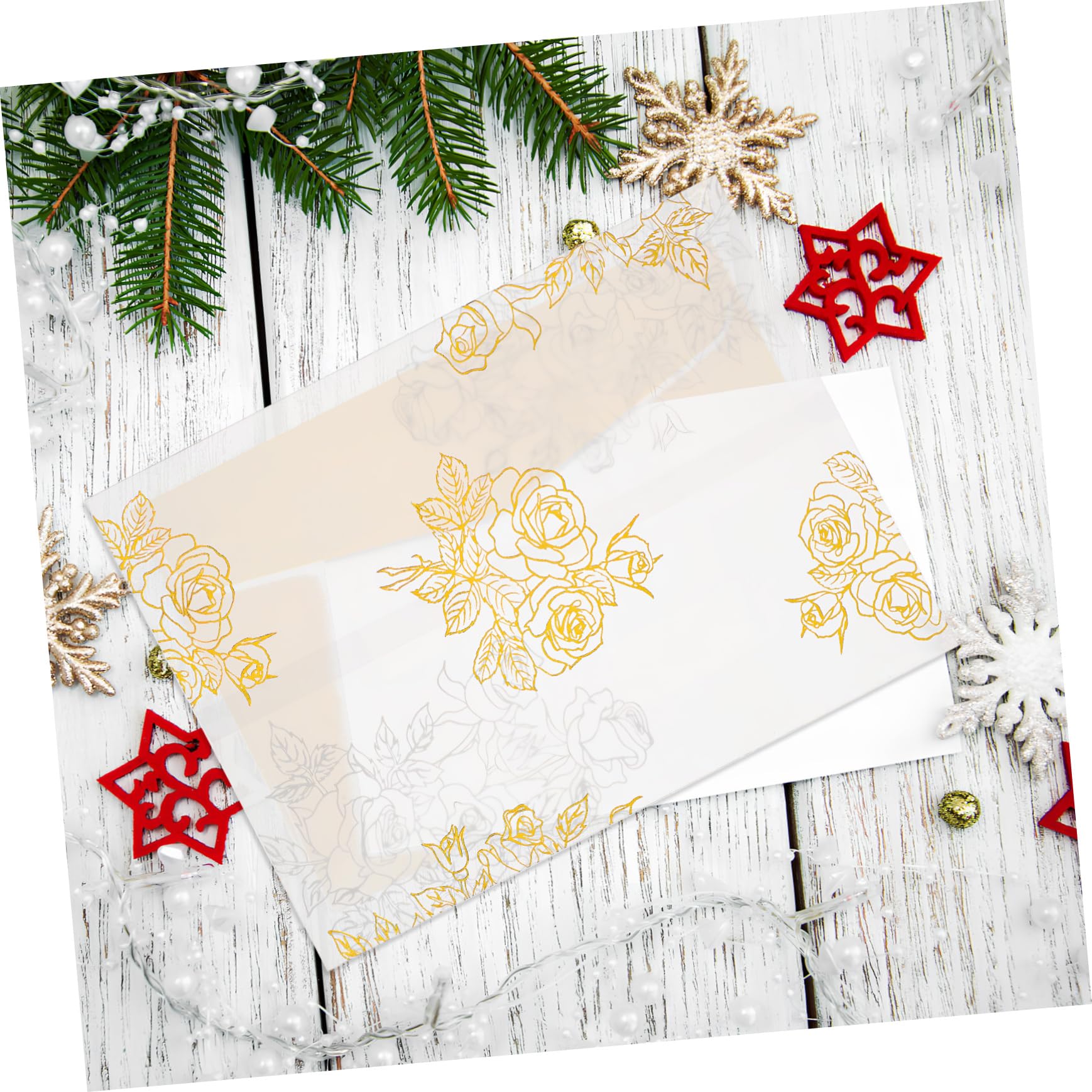 DOITOOL 50piezas Sobres Para Invitación Fundas Para Sobres Transparentes Para Invitaciones