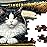 Rocorose 1000 Piece Puzzle for Adults, Sewing Room Cat Jigsaw Puzzle, Challenging Animal Puzzles Game for Family Puzzle Lovers