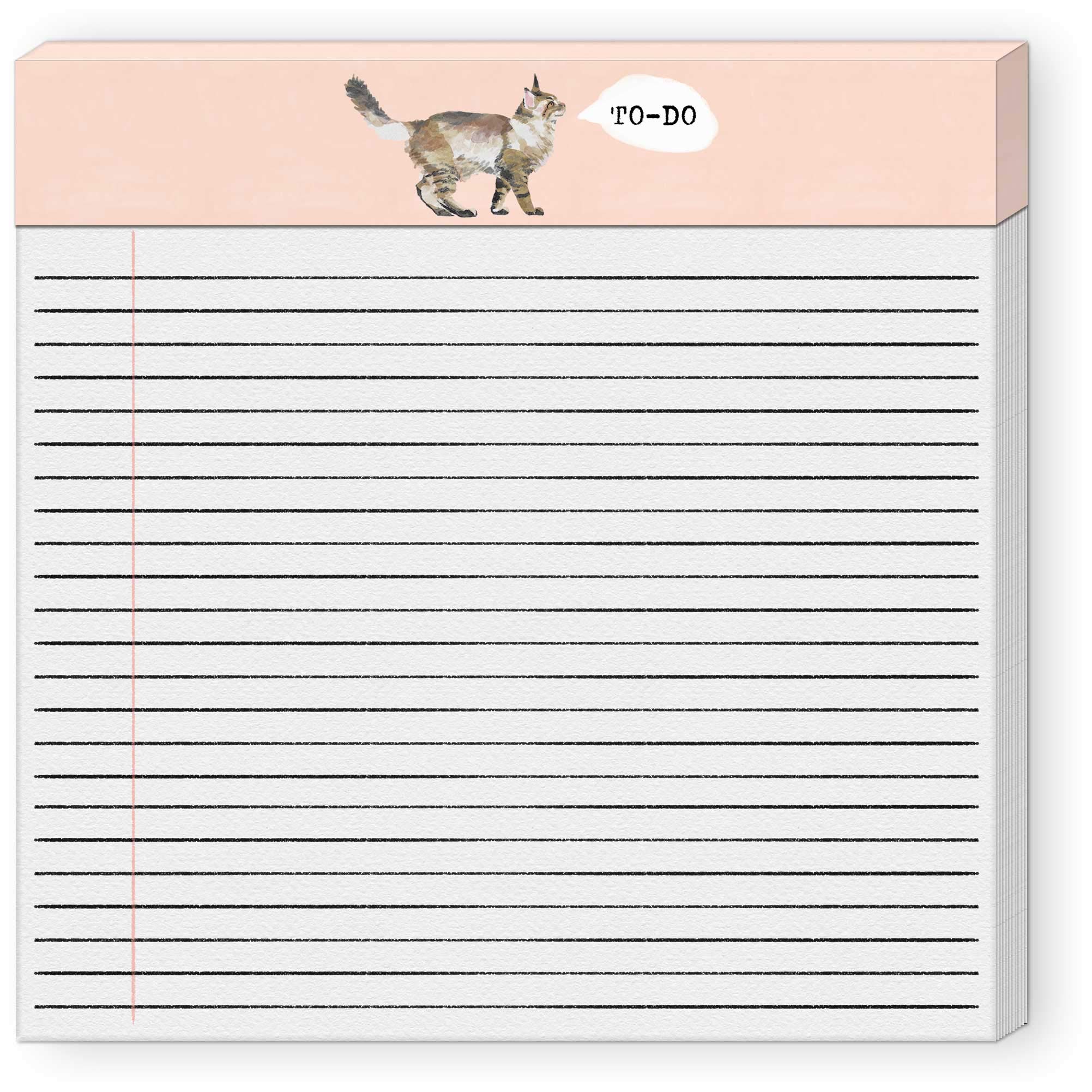 Molly & Rex Wide List Pad, Cat "To Do" (36642)