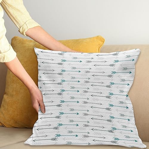 Miniatura 8 de Ambesonne Funda de cojín africana con perfil de cara de niña adolescente, puesta de sol abstracto, noche tranquila, funda de almohada decorativa