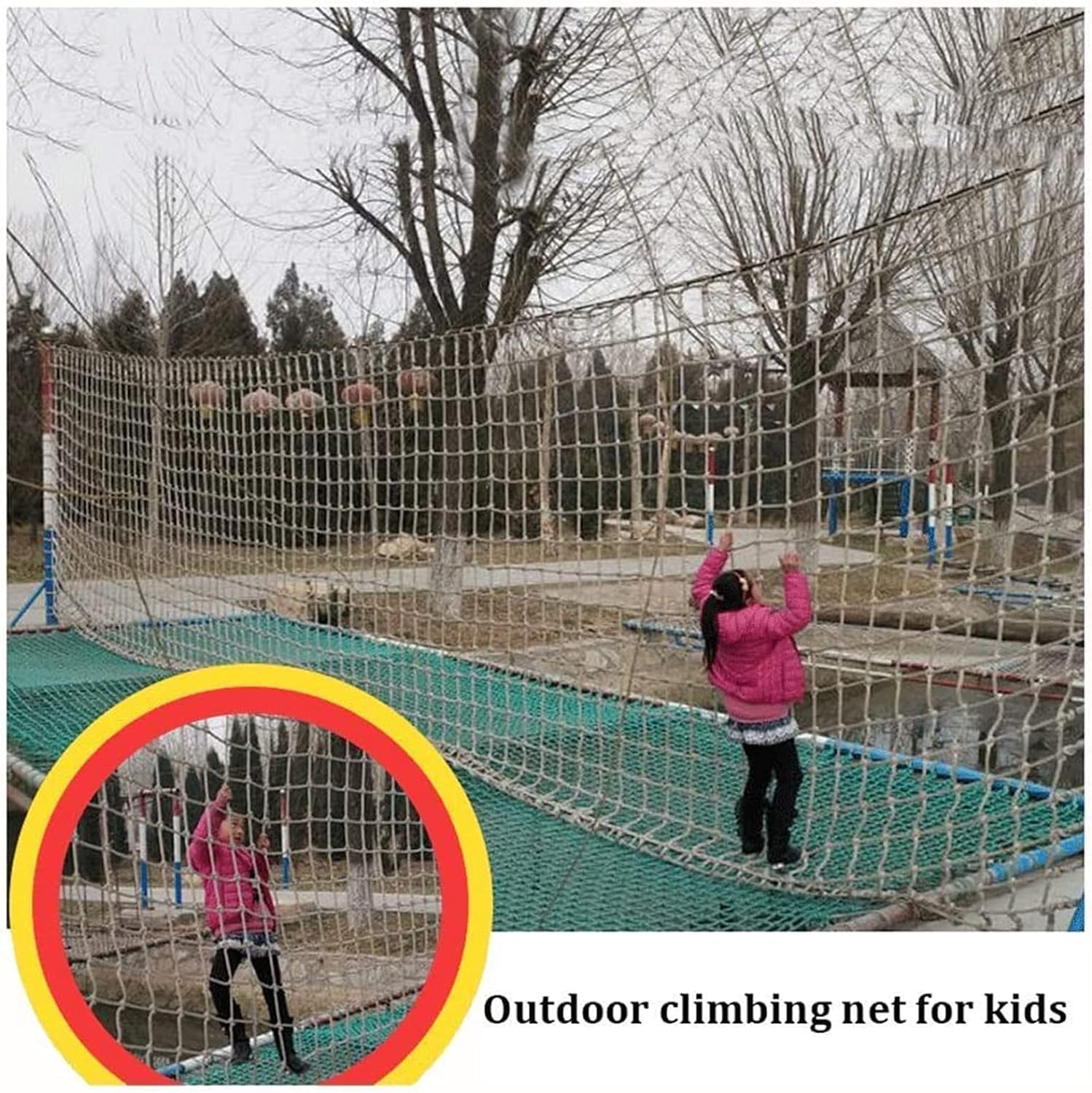 Rete da Altalena for Parco Giochi Ni for casa sull'albero all'aperto, quanti Metri Sono necessari for effettuare Un Ordine for pochi Pezzi(12mmX12cm)