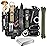 Gifts for Men Christmas Emergency Survival Kit, 22 in 1 Professional Survival Gear Equipment Tools First Aid Supplies for SOS Emergency Tactical Hiking Hunting Disaster Camping Adventure