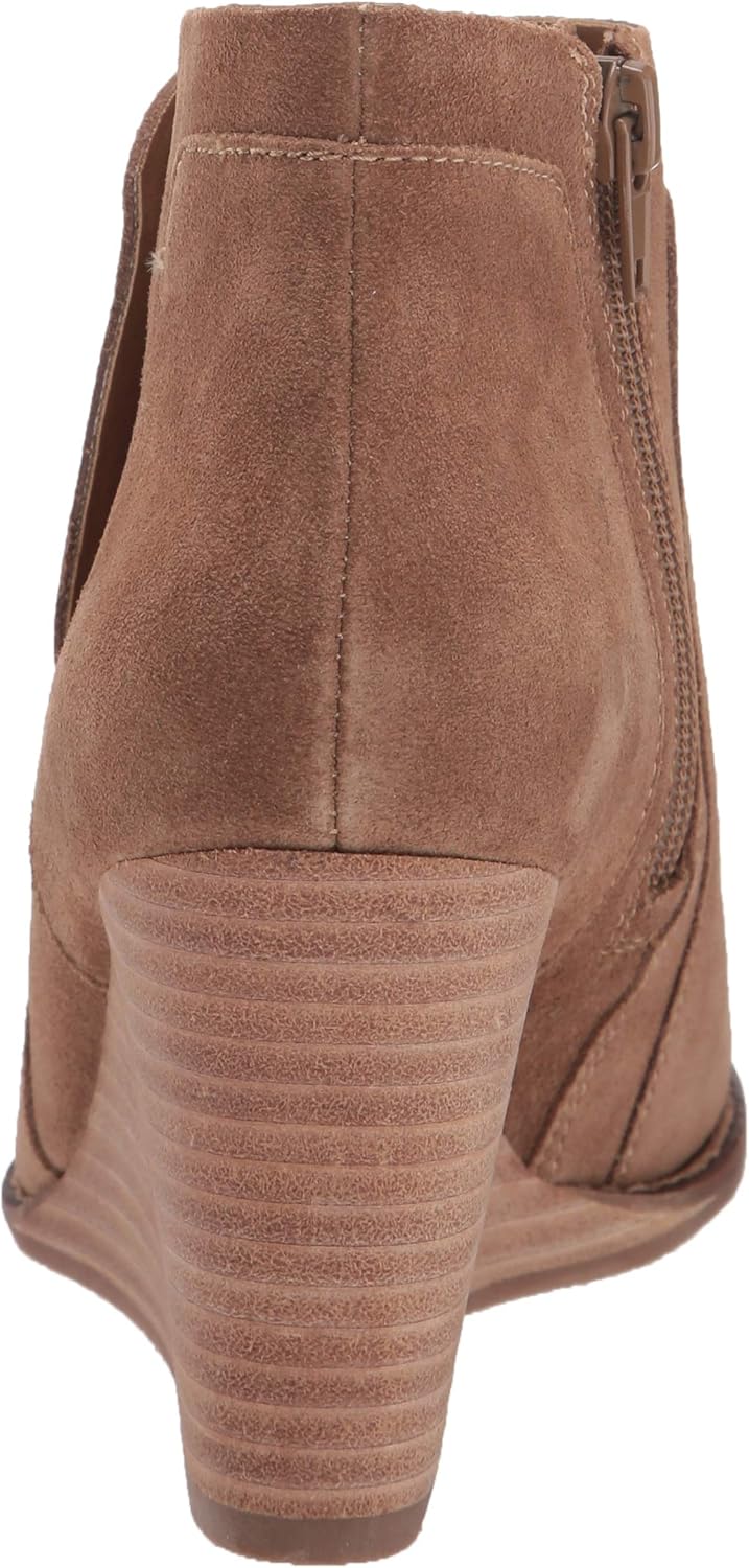 Lucky Brand Womens Yabba Wedge Bootie 9.5 Sesame