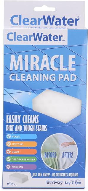 Clearwater Miracle Pad Pool and Spa Cleaning Sponge - Pack of 3