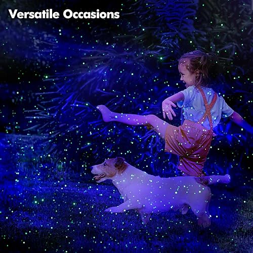Miniatura 6 de Firefly Luces de Jardín Proyector Láser de Estrellas, Iluminación Decorativa al Aire Libre con Nebulosa Azul para Jardín Interior y Exterior