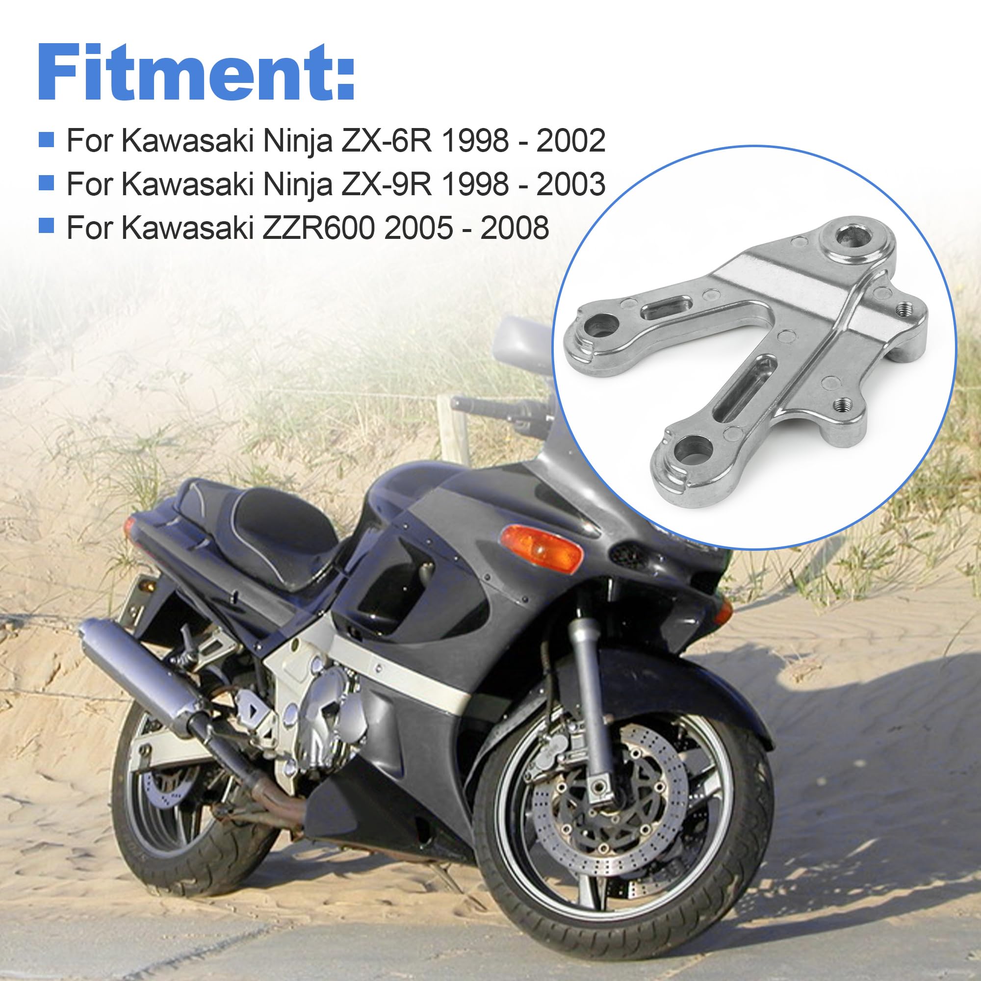 Left Front Footrest Bracket 35011-1874 Compatible with Kawasaki