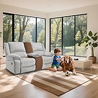 Vista 424 de Fundas 100% impermeables para sofá reclinable seccional, fundas para sofá reclinable en forma de L, funda para sofá seccional de esquina