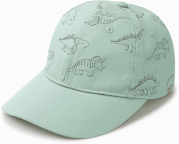 DRESHOW Niño Béisbol Gorra Bebé Sol Sombrero Lindo Dinosaurio Patterned Gorras Unisex Bebé Camionero Sombreros Infantil Niño Kid Sombreros para Niños Niñas - 1