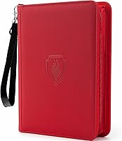 Vista 27 de Carpeta Premium de Tarjetas con Cremallera, Carpeta de Tarjetas Coleccionables Fabmaker de 9 Bolsillos, Cubierta de PU, Álbum de Colección