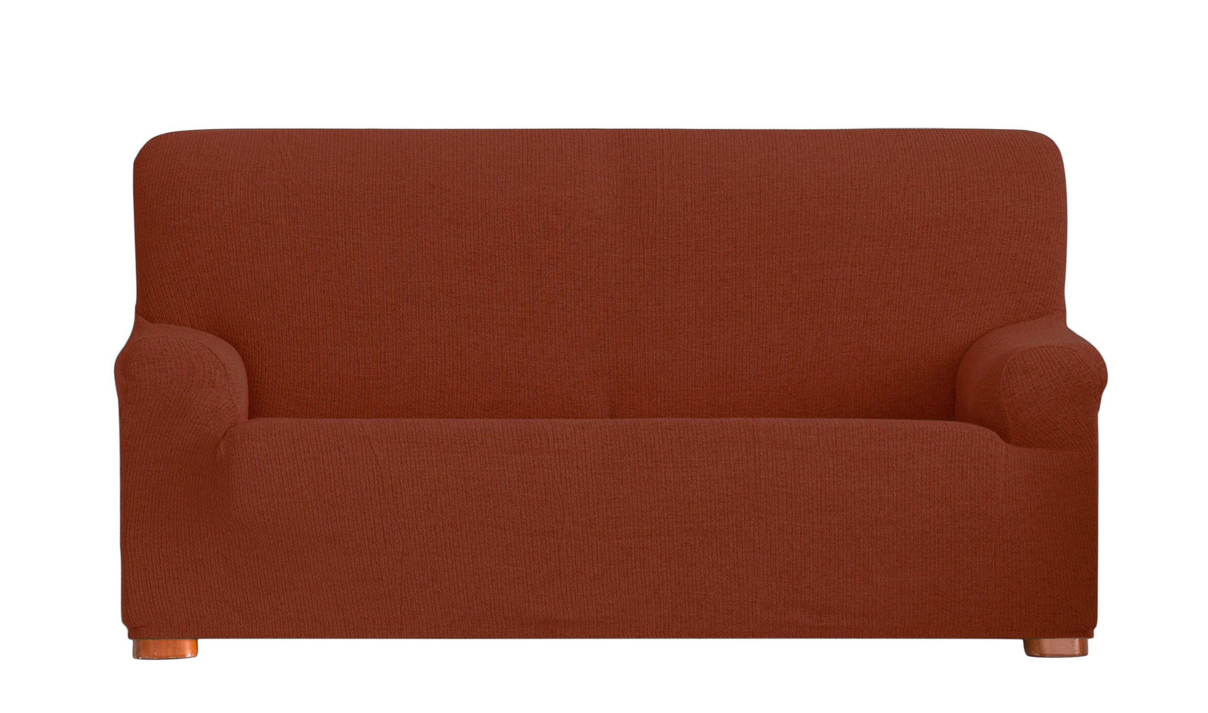 Housse de canapé Eysa orange chenille pour illuminer votre salon chaleureux
