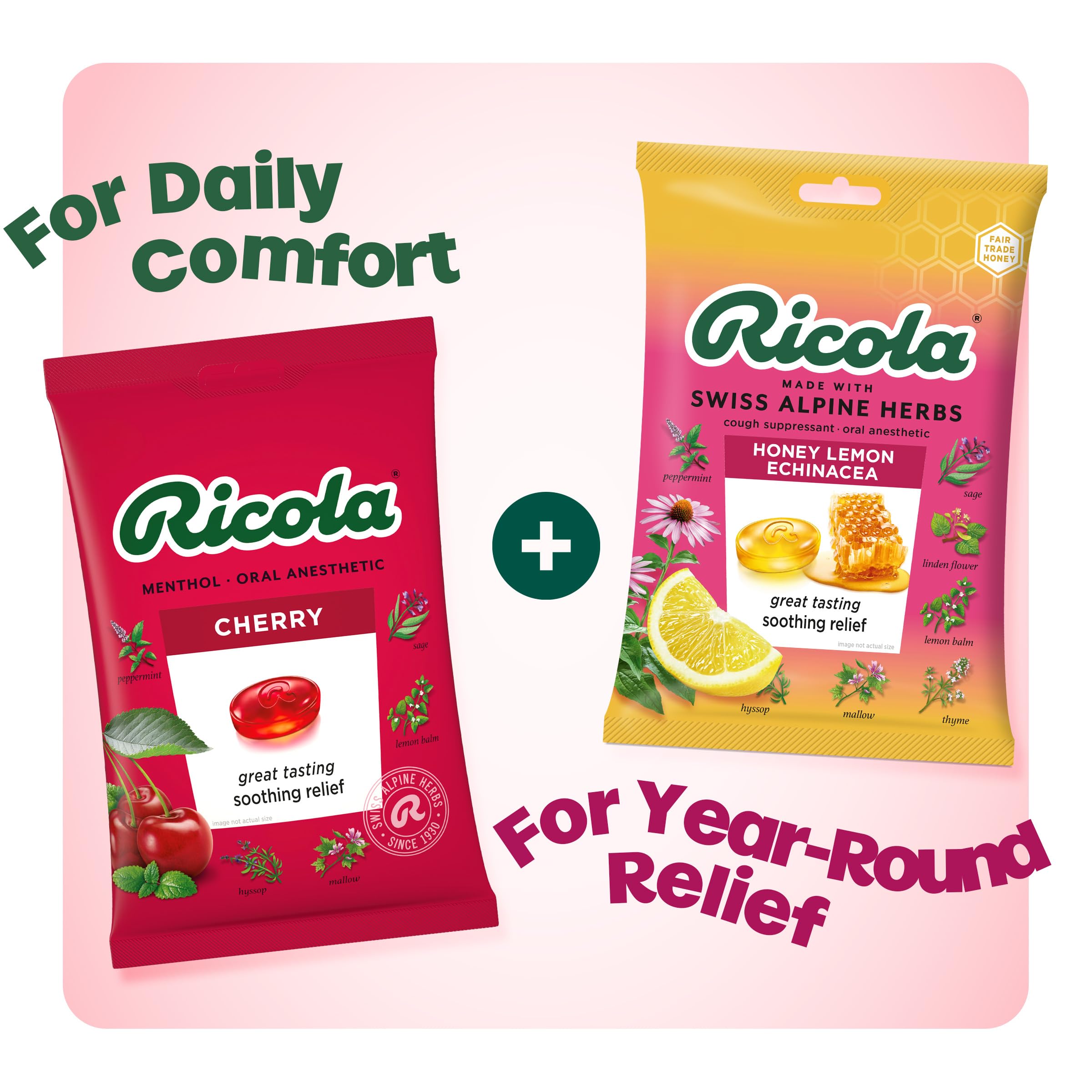 Ricola Cherry Herbal Throat Drops - 45 Count — Amazon image 6