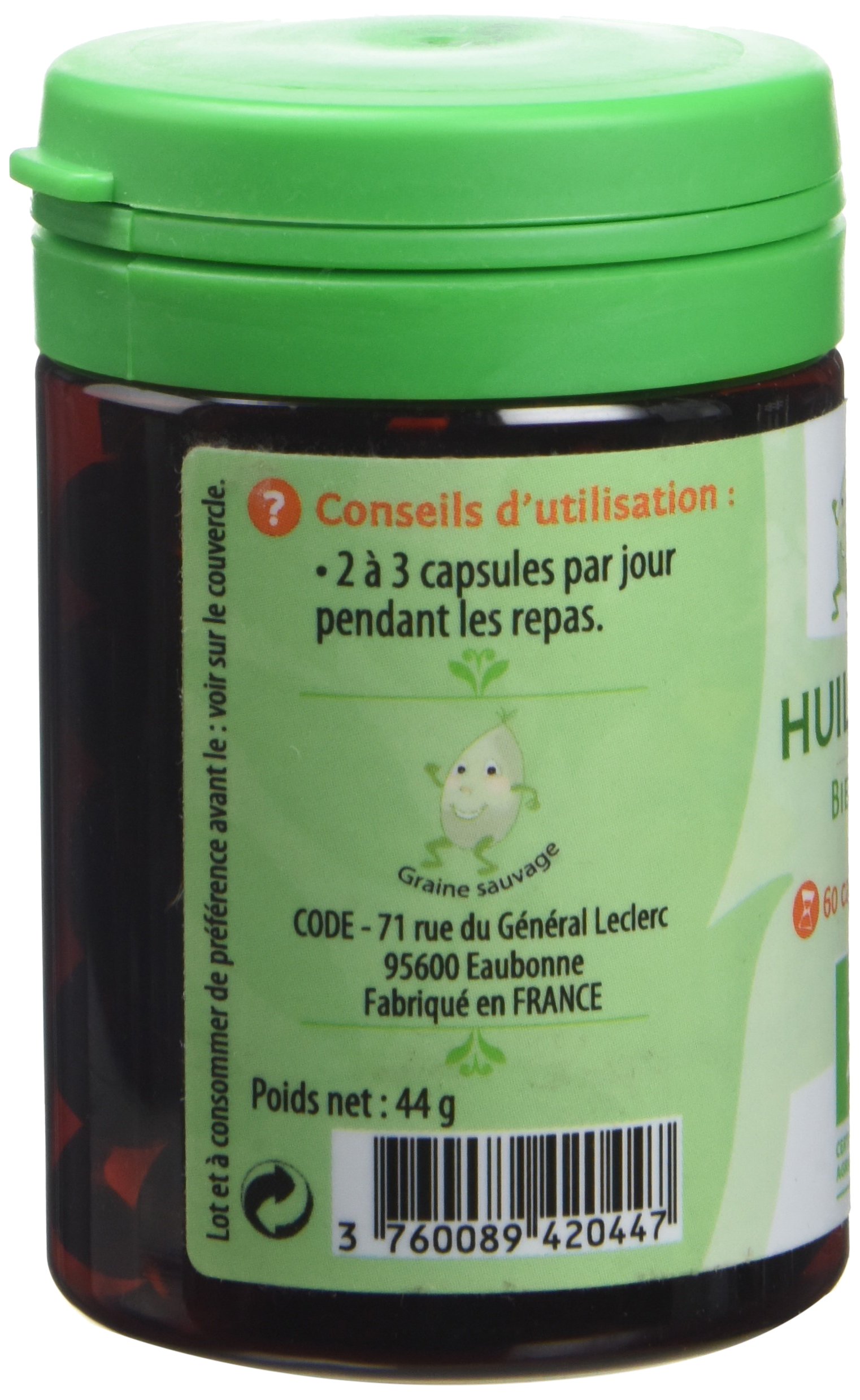Huile d'Onagre bio - 60 capsules - Bien-être intime des femmes matures